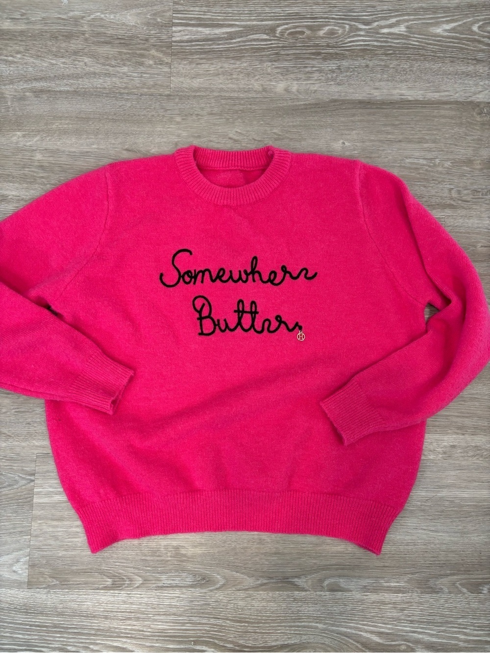 SHEIN Bright Fuchsia Pink Sweater Pullover sz S